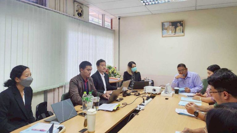 ร่วมประชุมรายงานผลการดำเนินงานบำรุงรักษาระบบงานสารสนเทศ มหาวิทยาลัยเทคโนโลยีราชมงคลกรุงเทพ